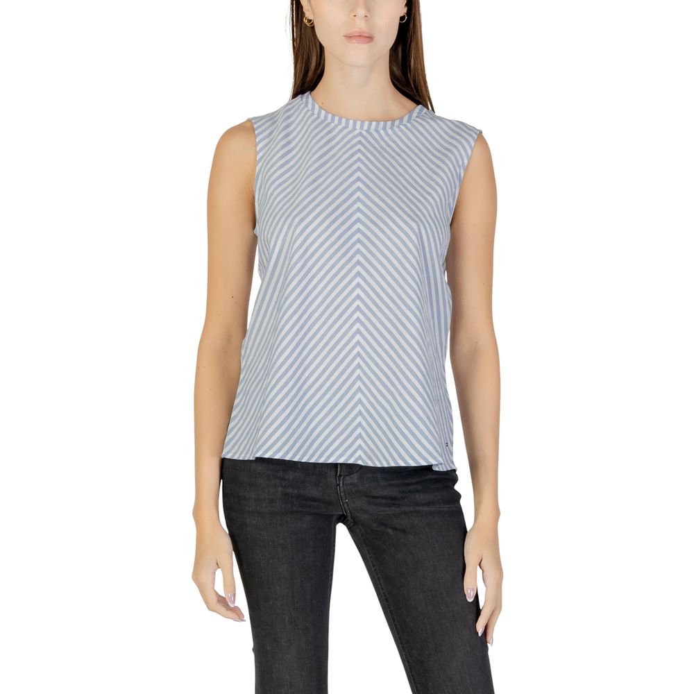 Tommy Hilfiger Jeans Blaue Baumwoll-Tanktops