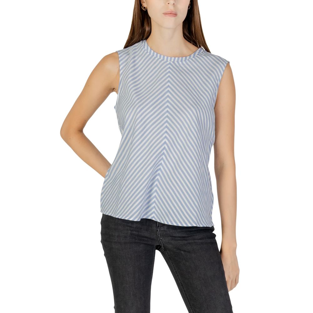 Tommy Hilfiger Jeans Blaue Baumwoll-Tanktops