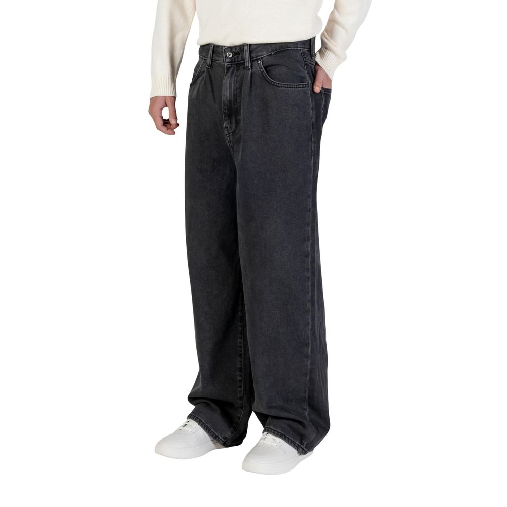 Only & Sons Schwarze Baumwolljeans im Relaxed Fit