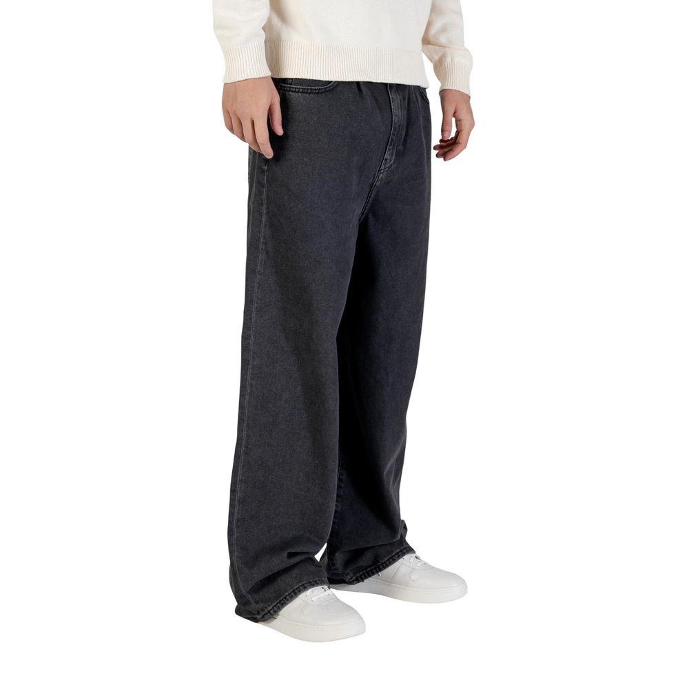 Only & Sons Schwarze Baumwolljeans im Relaxed Fit