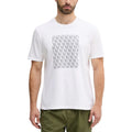 Calvin Klein Jeans Weißes Baumwoll-T-Shirt