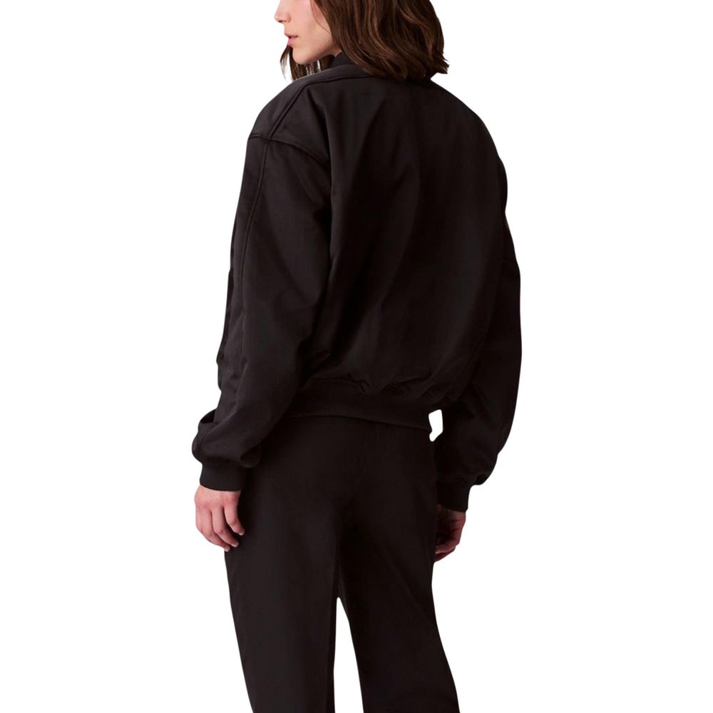 Calvin Klein Jeans Schwarzer Bomber aus recyceltem Polyester