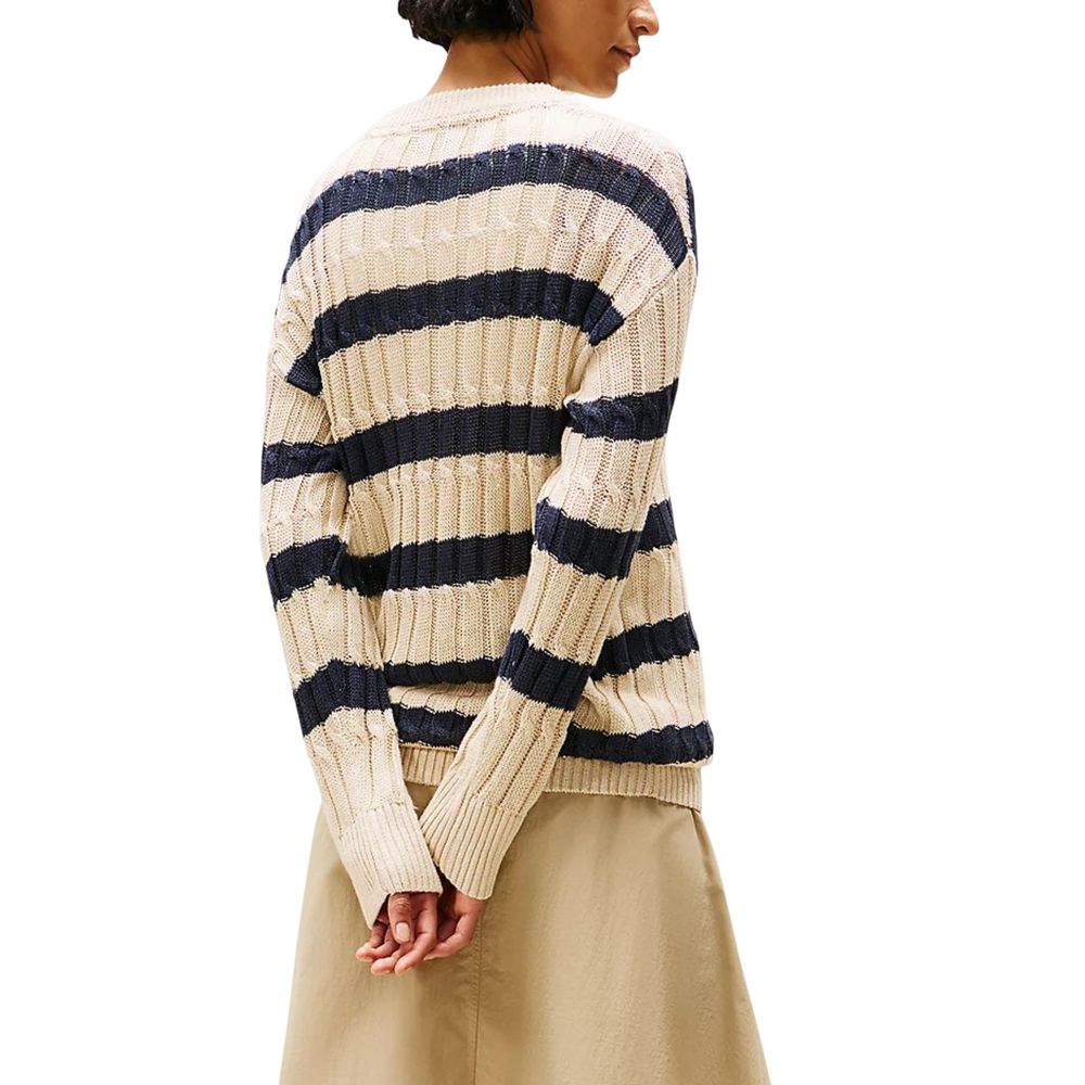 Tommy Hilfiger Beige Leinen Sweatshirt