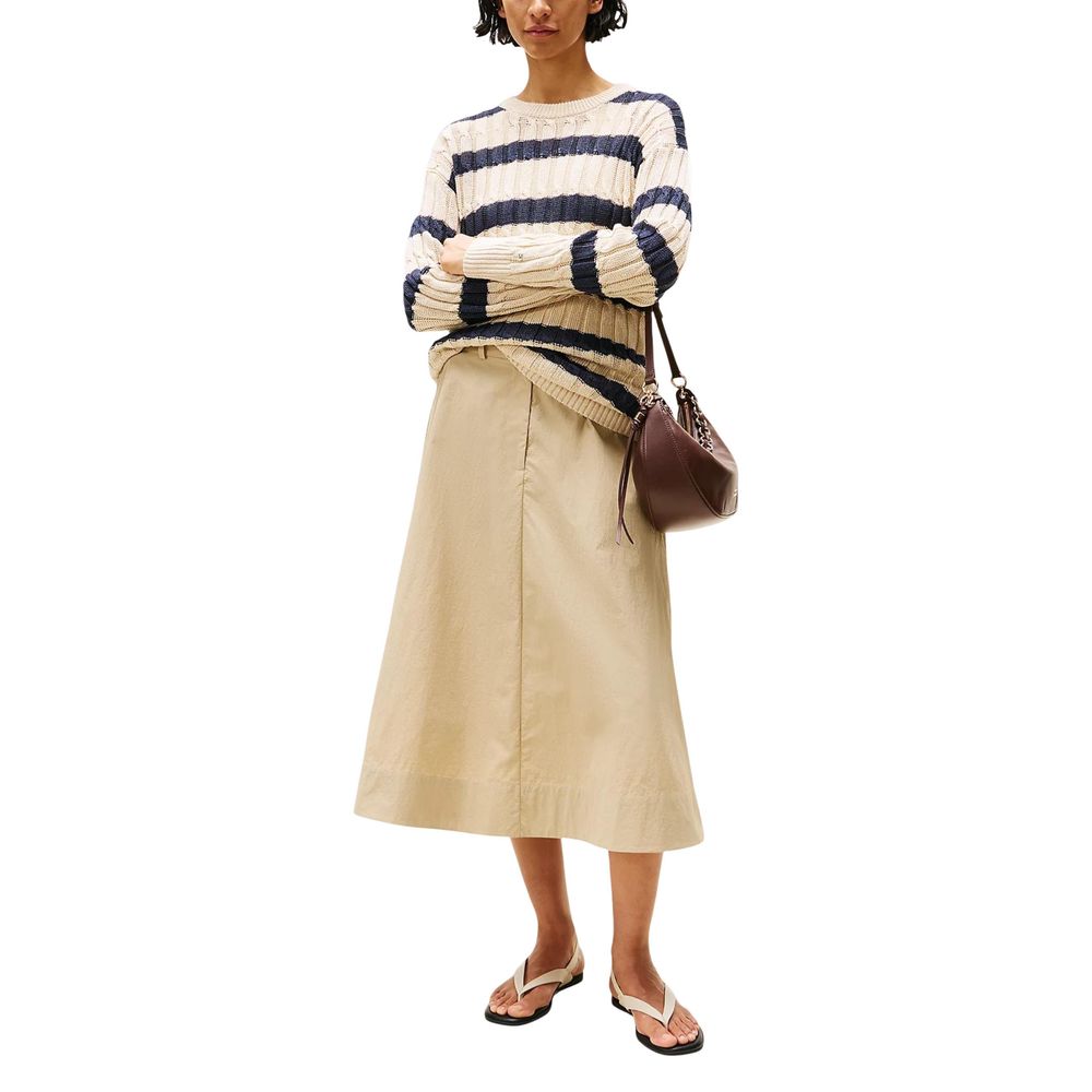 Tommy Hilfiger Beige Leinen Sweatshirt