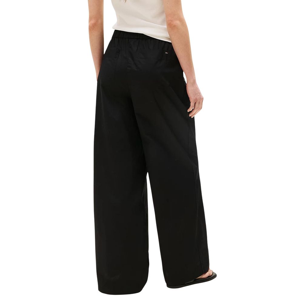 Tommy Hilfiger Schwarze lässige Hose aus Bio-Baumwolle