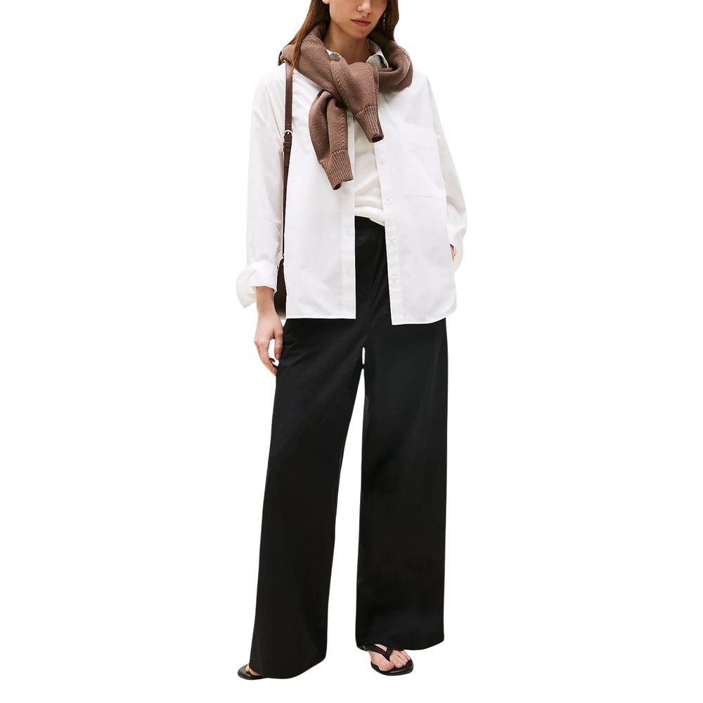 Tommy Hilfiger Schwarze lässige Hose aus Bio-Baumwolle