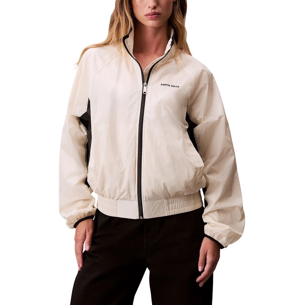 Calvin Klein Jeans Weiße Jacke aus Polypropylen