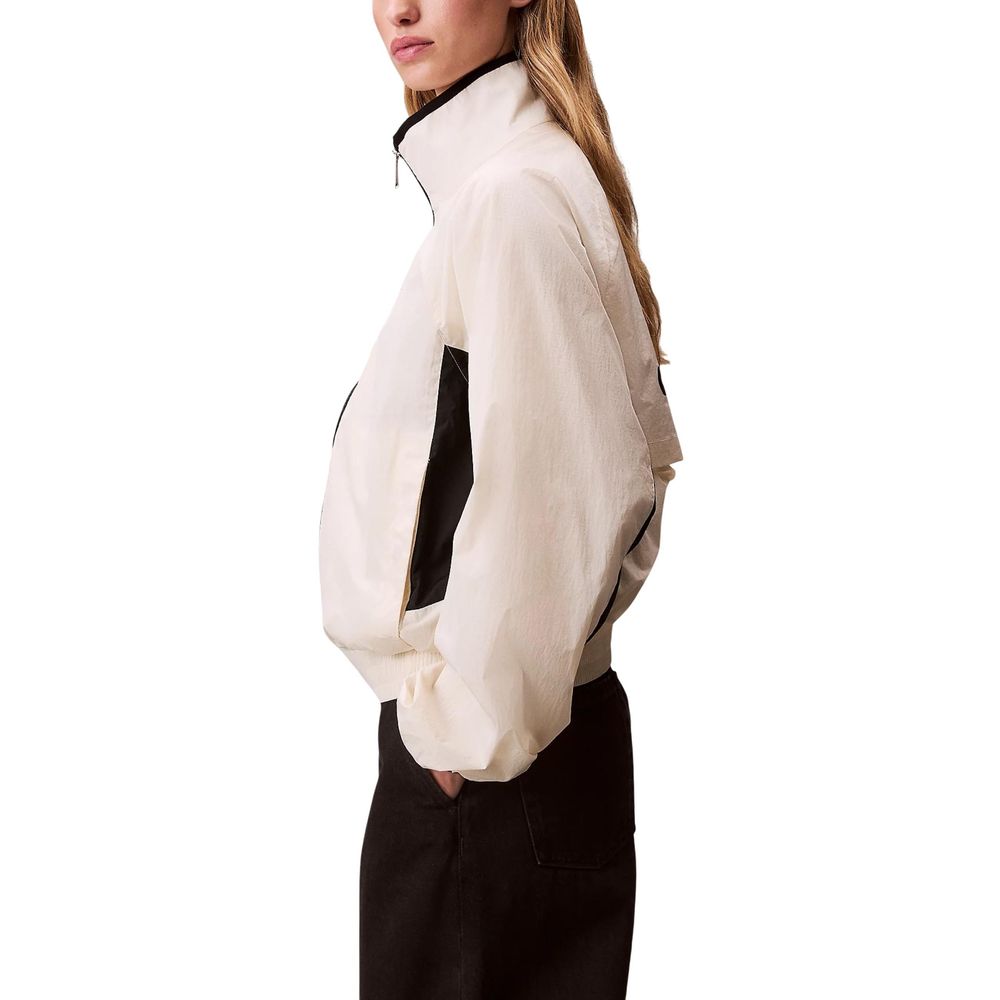 Calvin Klein Jeans Weiße Jacke aus Polypropylen