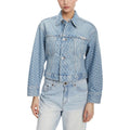 Calvin Klein Jeans Hellblaue Jeansjacke aus Baumwolle