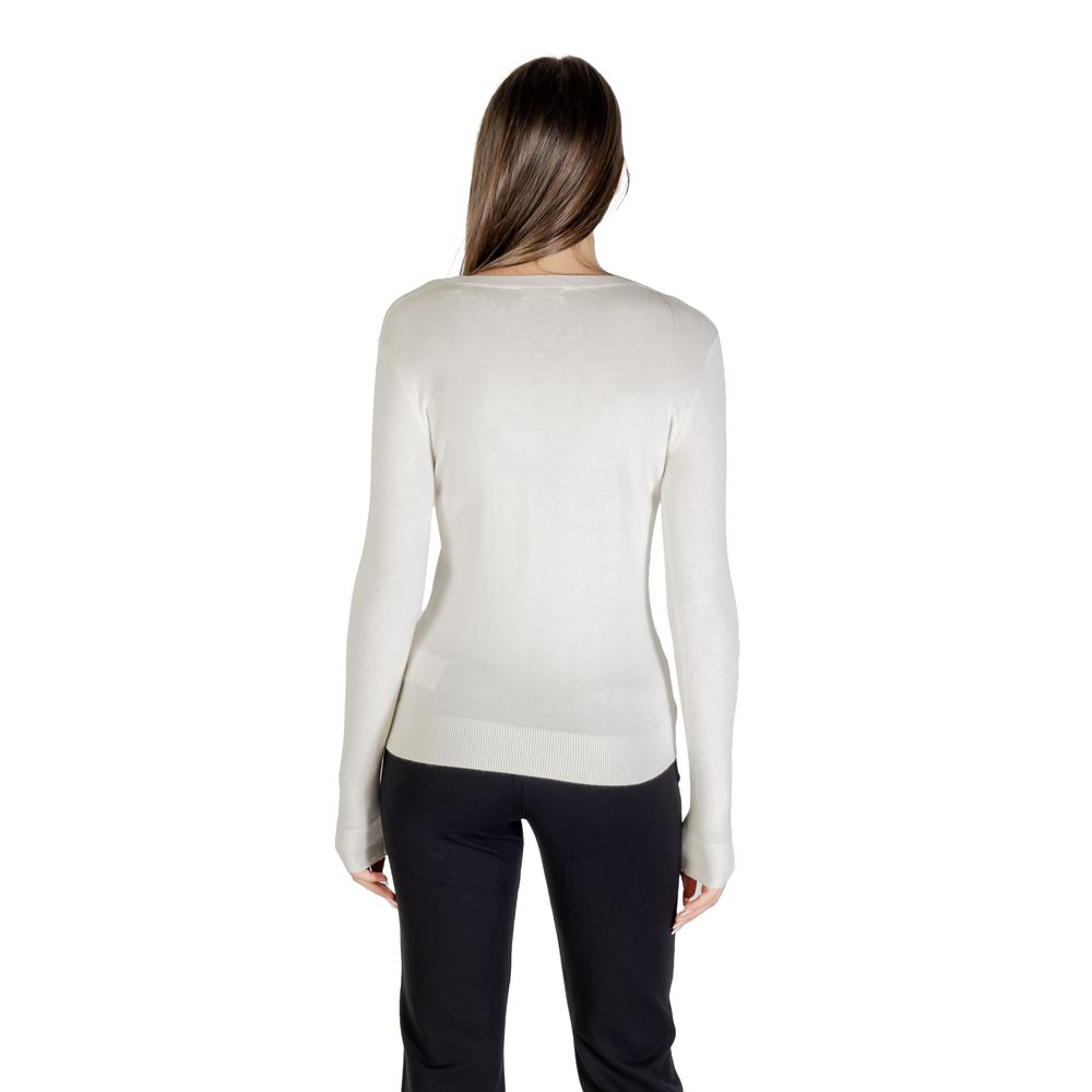 Guess Sweatshirt aus Viskose in Creme
