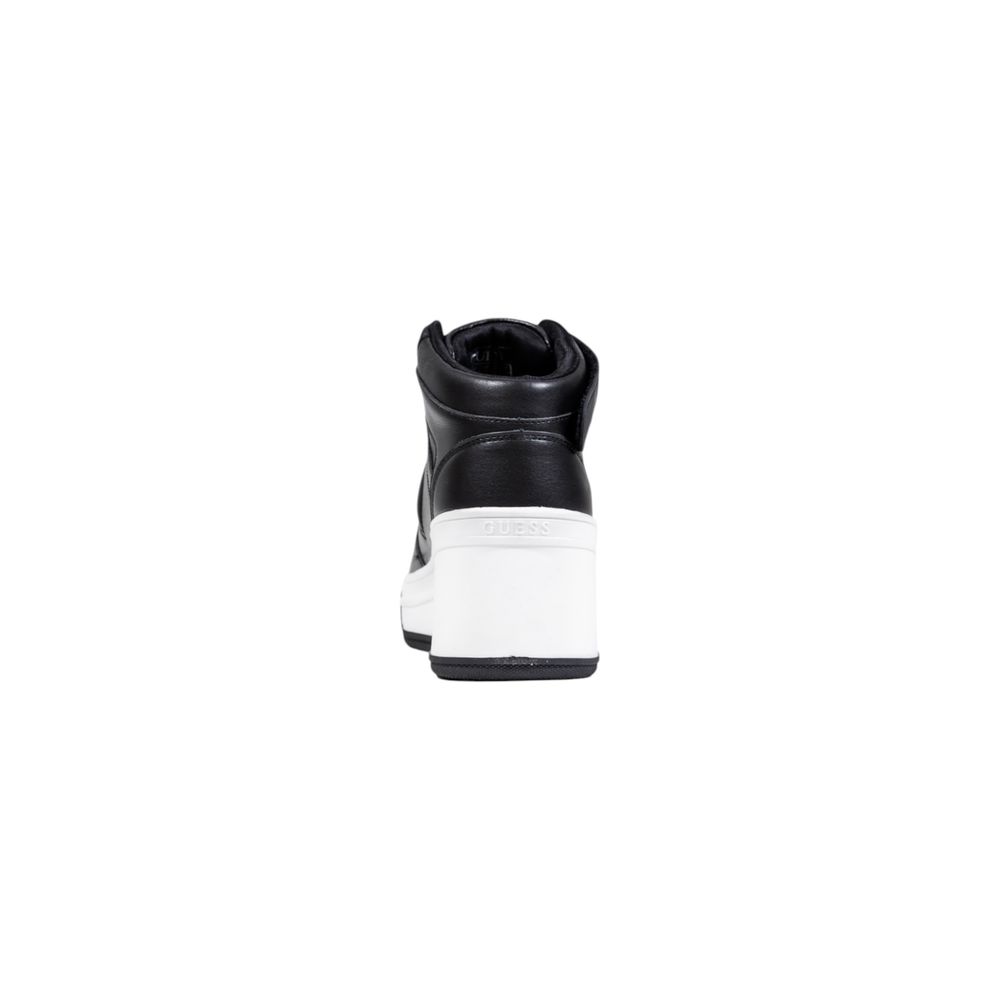 Guess Schwarze Plateau-Sneaker aus Polyethylen
