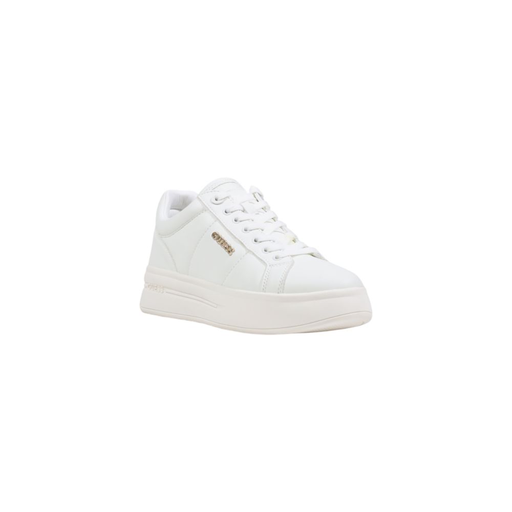 Guess Weiße Plateau-Sneaker aus Polyethylen