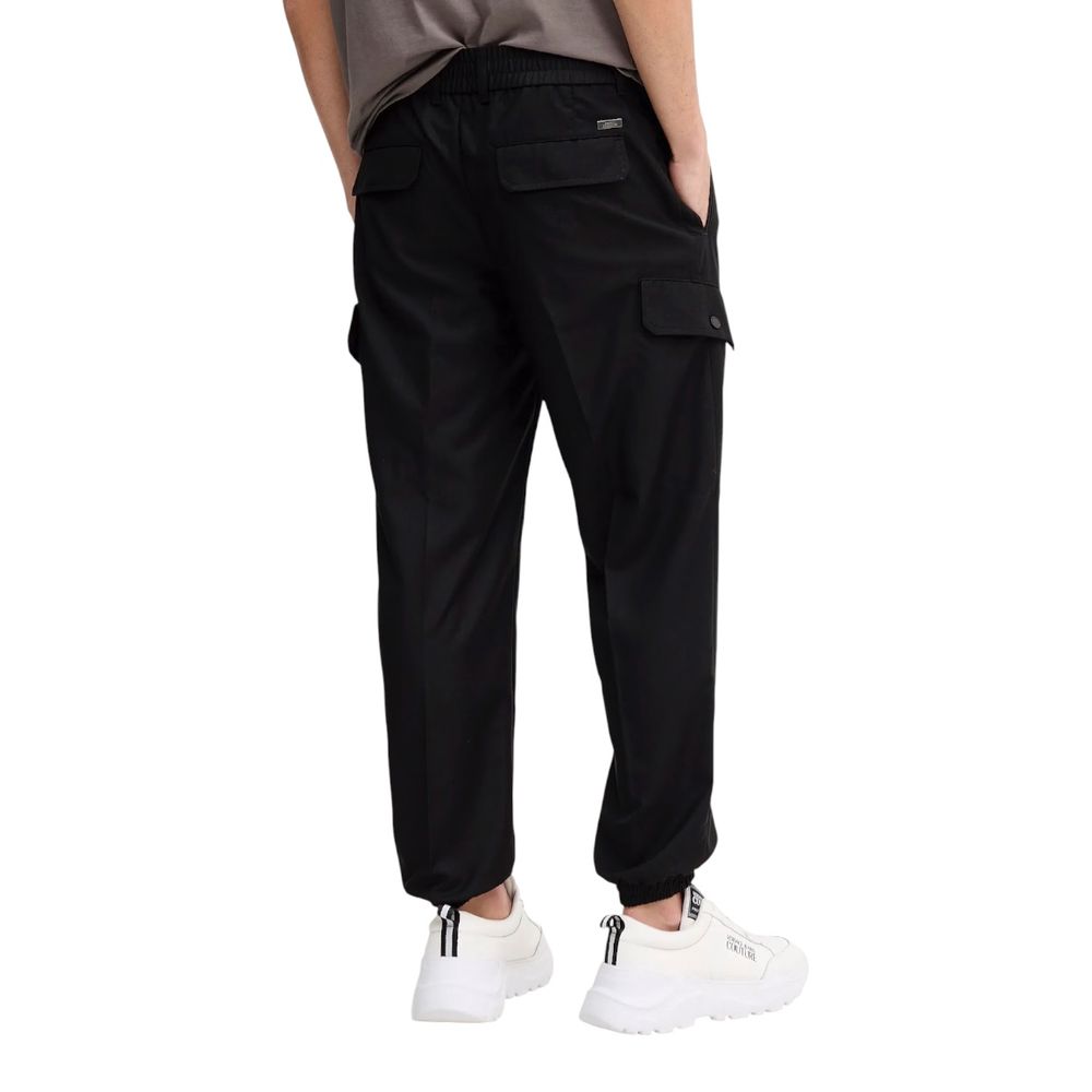 Armani Exchange Schwarze Freizeithose aus Polyester
