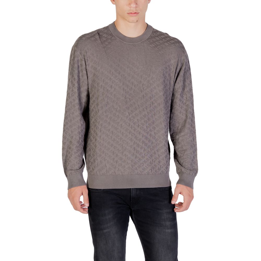 Armani Exchange Graues Sweatshirt aus Polyamid