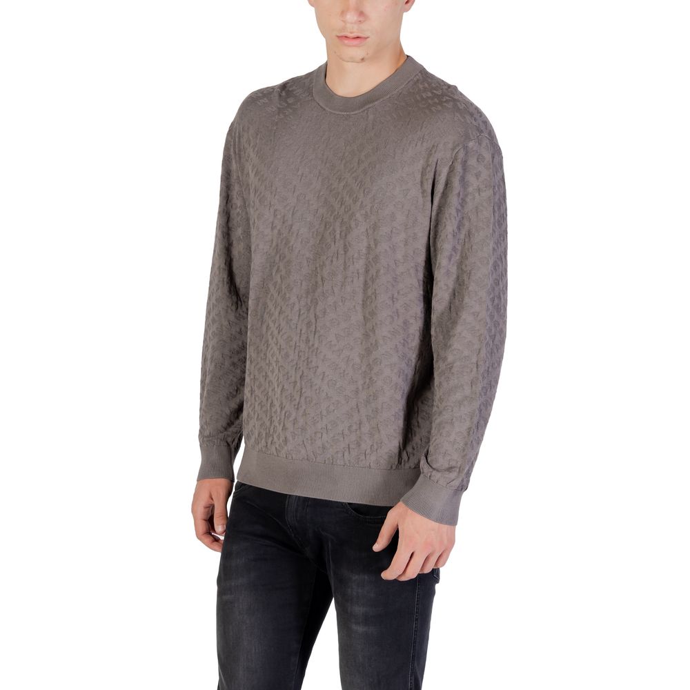 Armani Exchange Graues Sweatshirt aus Polyamid