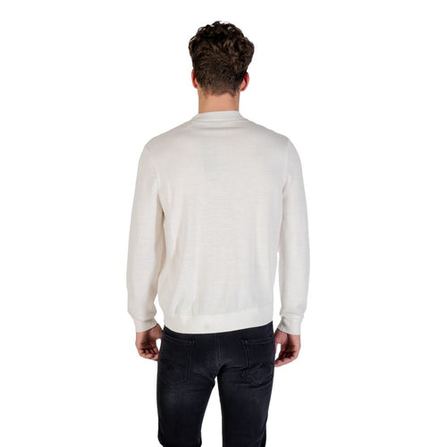 Armani Exchange Weißes Marabou-Sweatshirt
