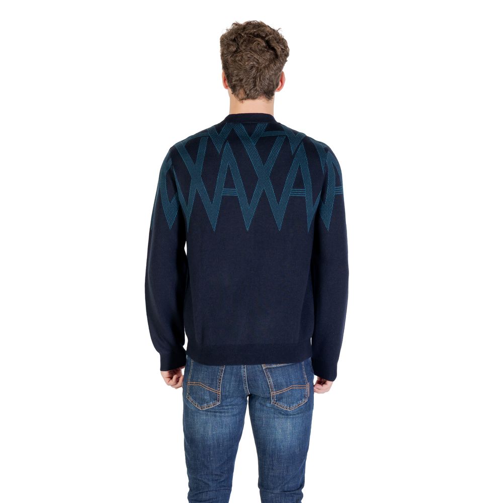 Armani Exchange Schwarzer Marabou-Pullover