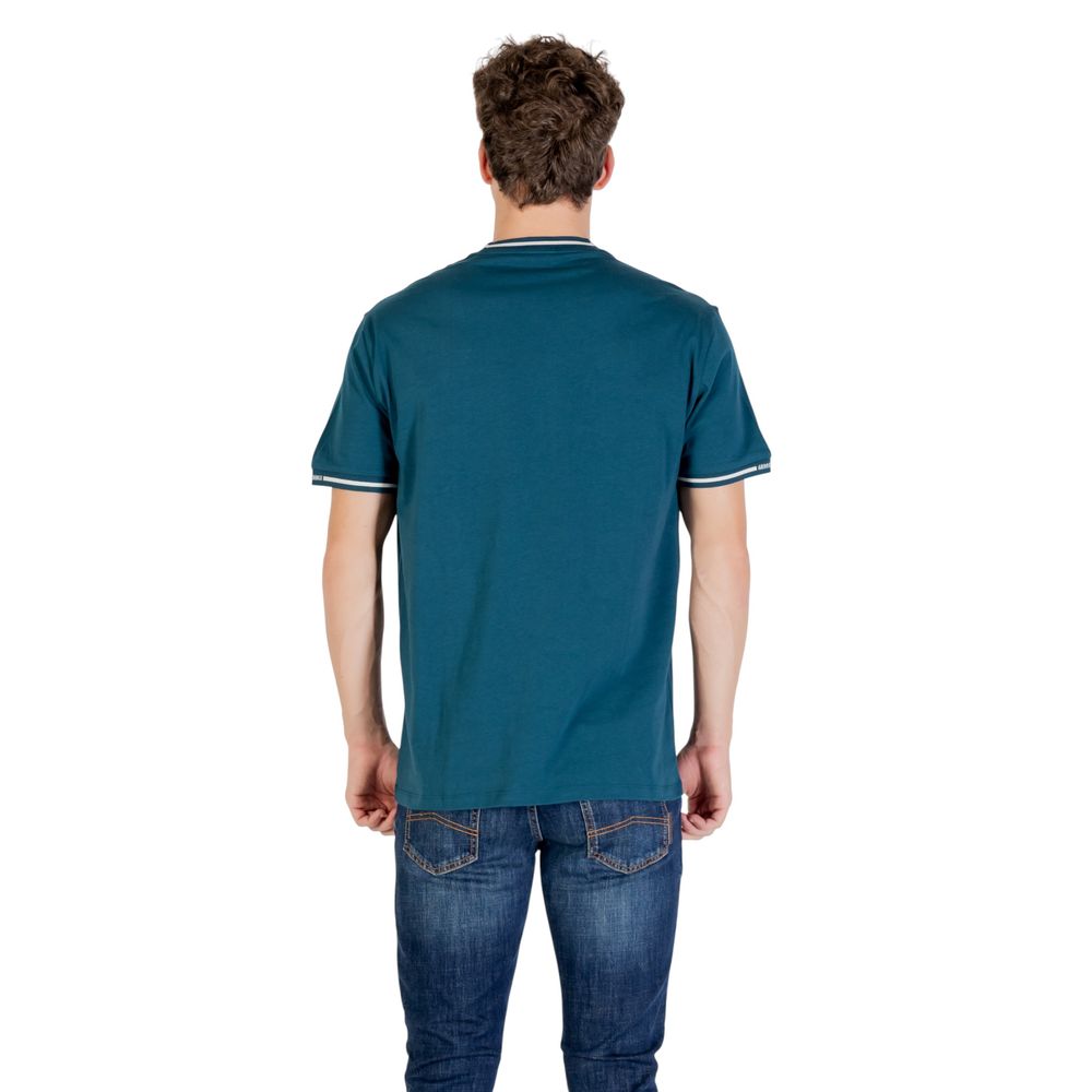 Armani Exchange Schwarzes Baumwoll-T-Shirt
