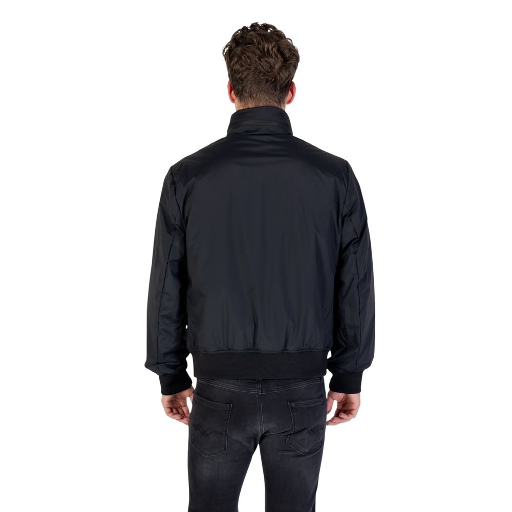 Armani Exchange Schwarzer Bomber aus Polyamid