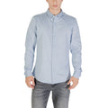 Only & Sons Blaues Baumwollhemd