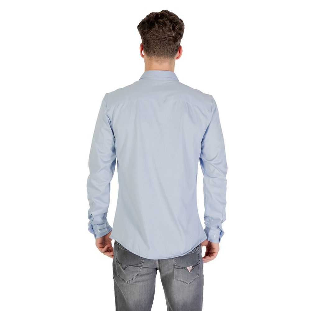 Only & Sons Blaues Baumwollhemd