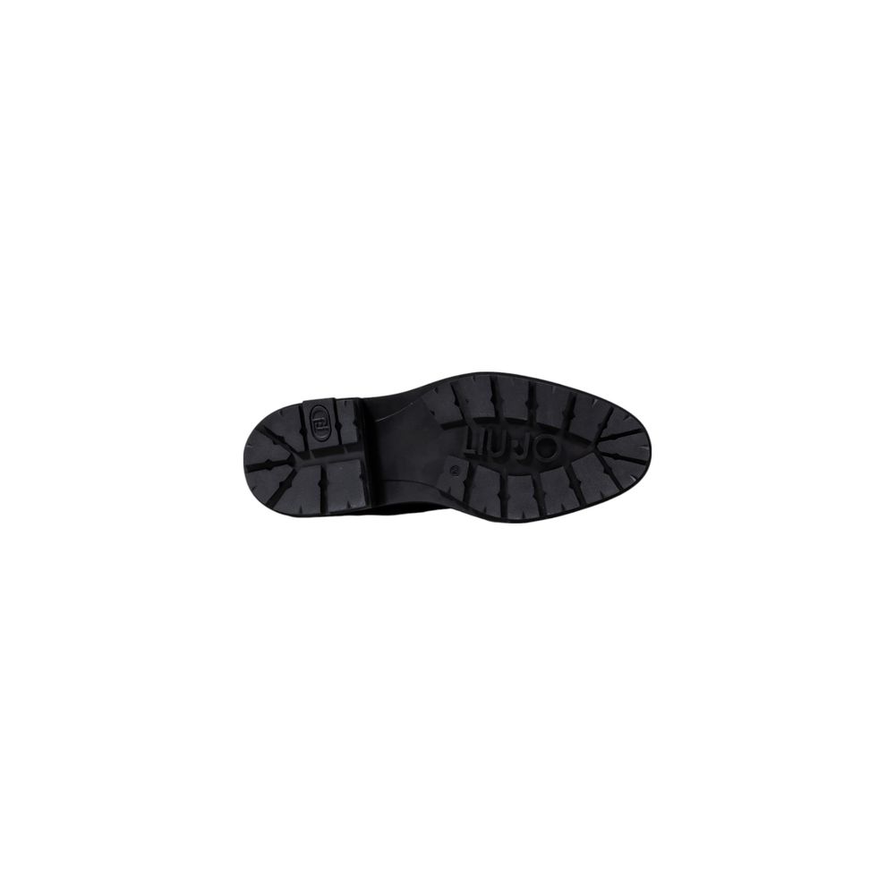 Liu Jo Schwarze Kunstleder-Schnürstiefel