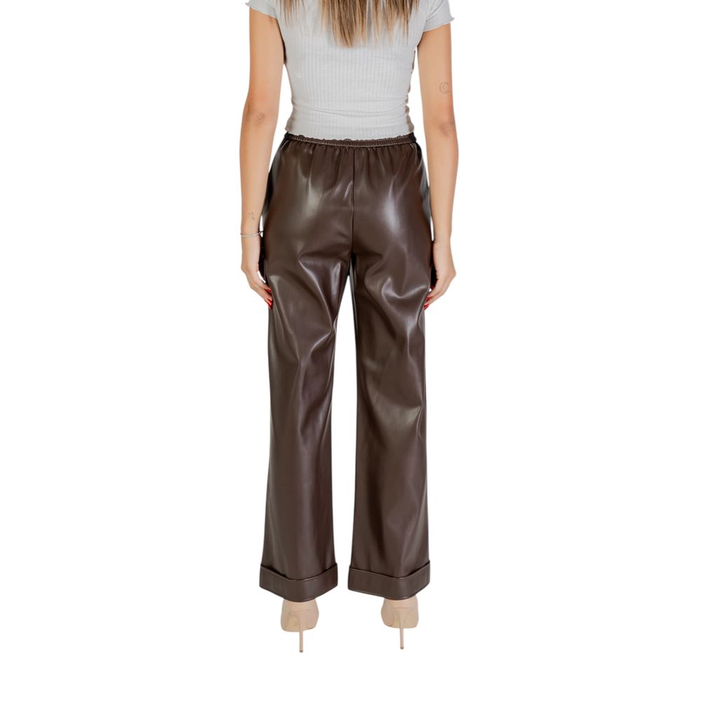 Liu Jo Braune Freizeithose aus Polyester