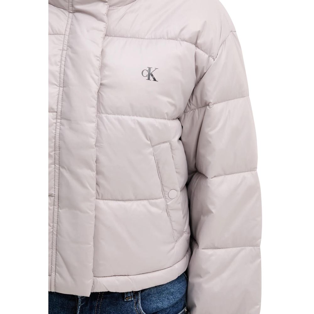 Calvin Klein Jeans Lila Polyamid Jacken und Mäntel