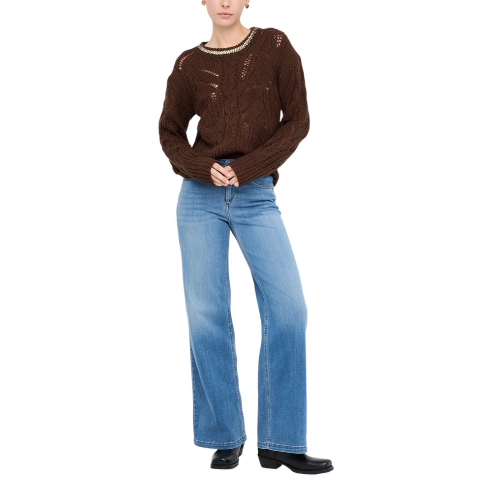 Liu Jo Brauner Marabou-Pullover