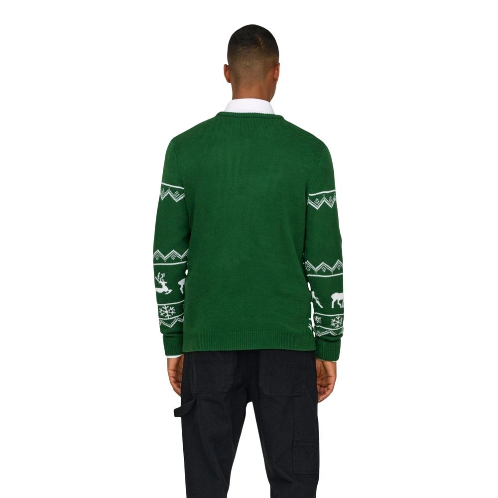Only & Sons Zweifarbiger Marabou-Pullover
