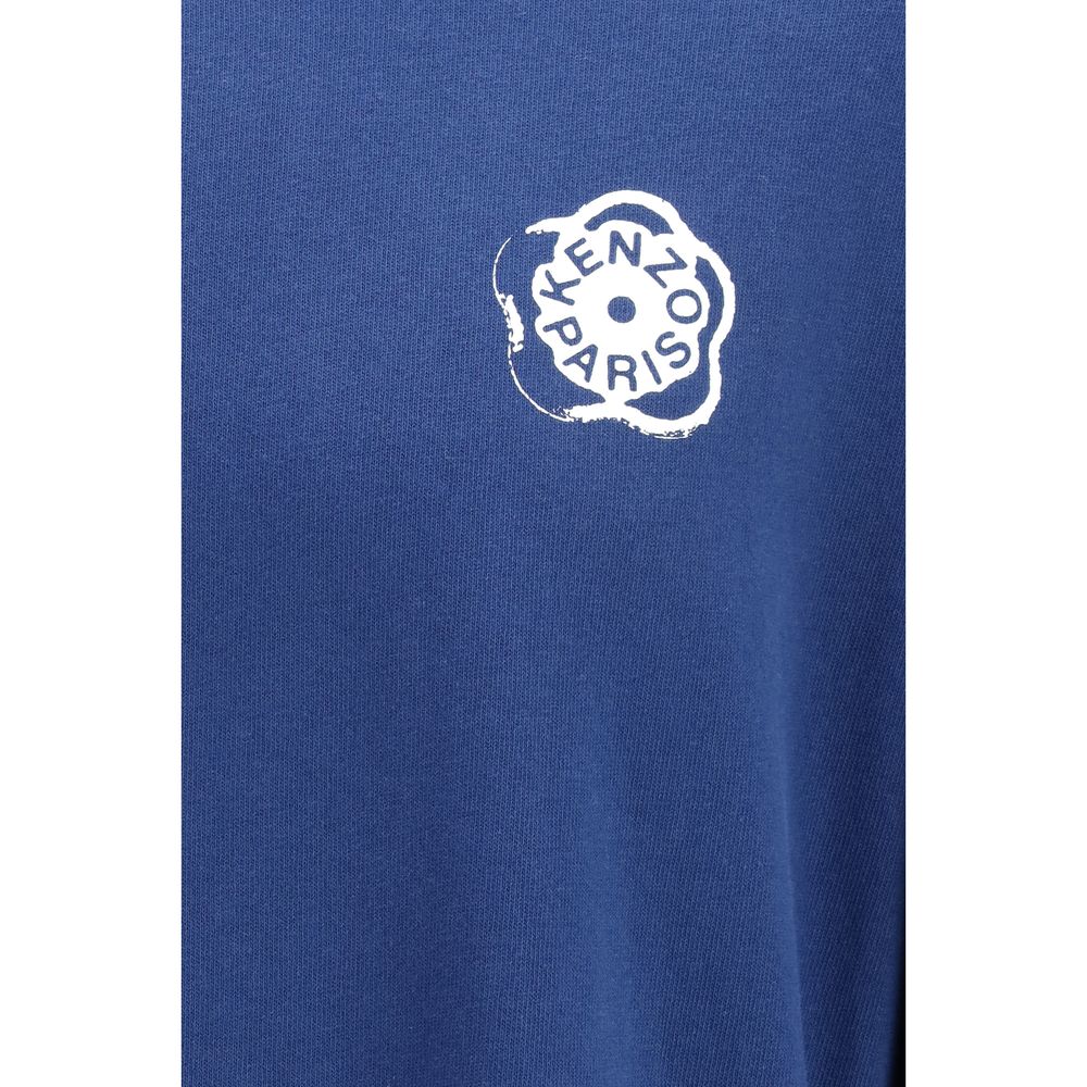 Kenzo Blaues Baumwoll-Sportswear-T-Shirt