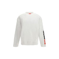 Diesel Weißes Baumwoll-Sweatshirt