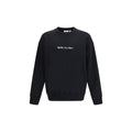 Off-White Schwarzer Baumwoll-Sweatshirt