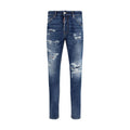 Dsquared² Blaue Baumwoll-Jeans im Slim Fit