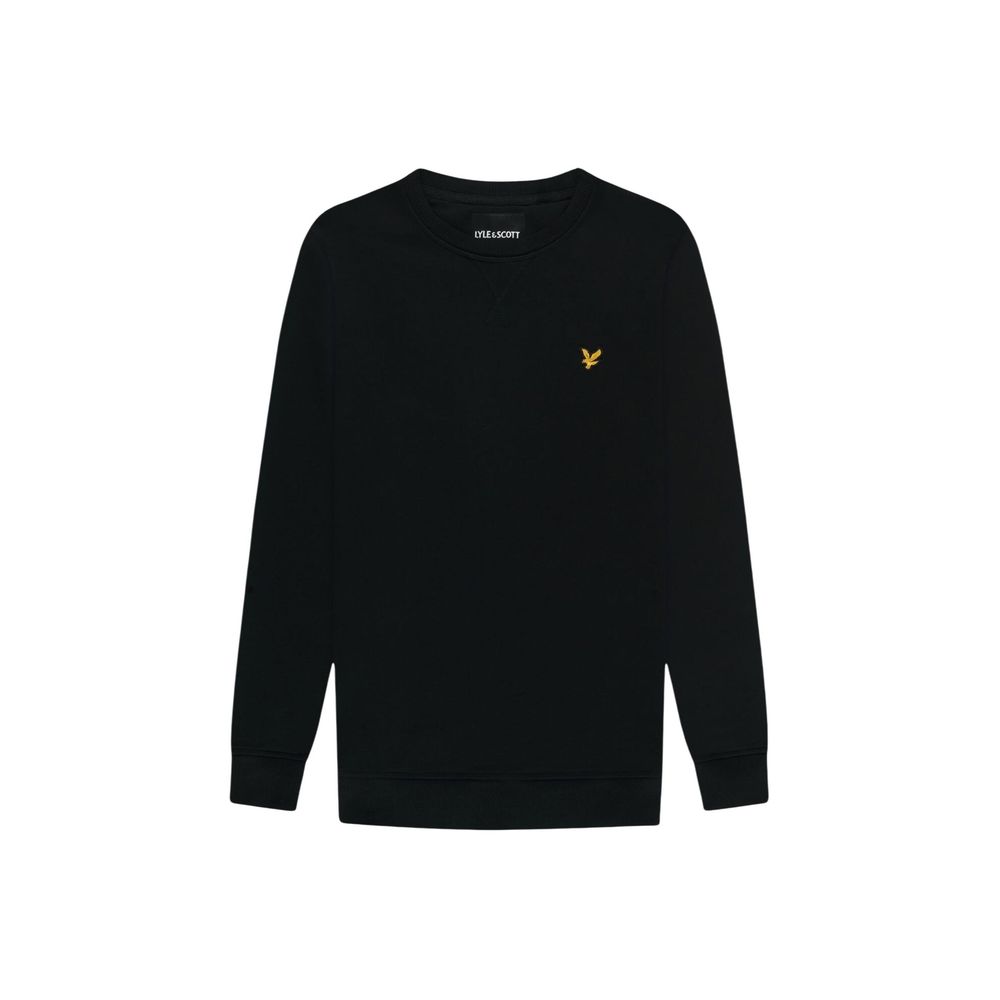 Lyle & Scott Schwarzer Baumwoll-Sweatshirt