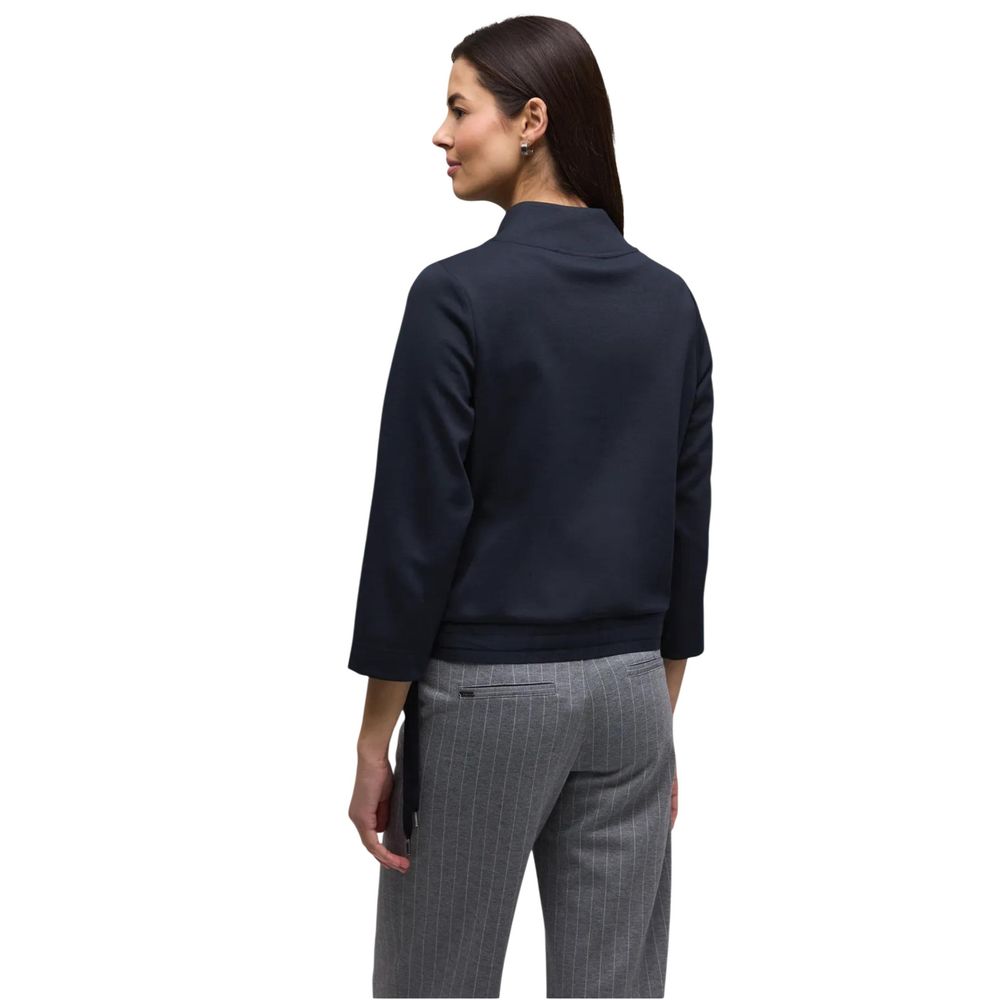 Street One Blauer Polyester-Sweatshirt
