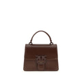 PINKO Braune Ziegenleder-Handtasche