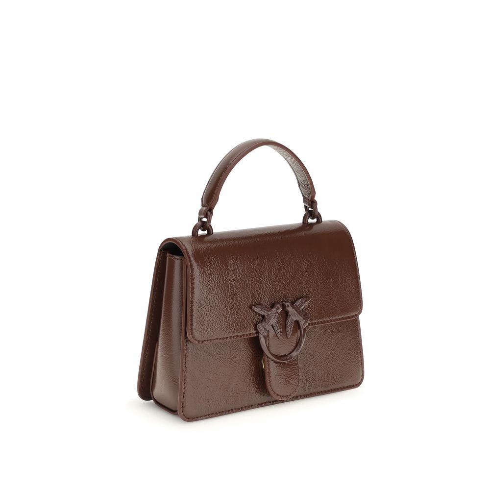 PINKO Braune Ziegenleder-Handtasche