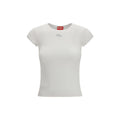 Diesel Weißes Baumwoll-T-Shirt