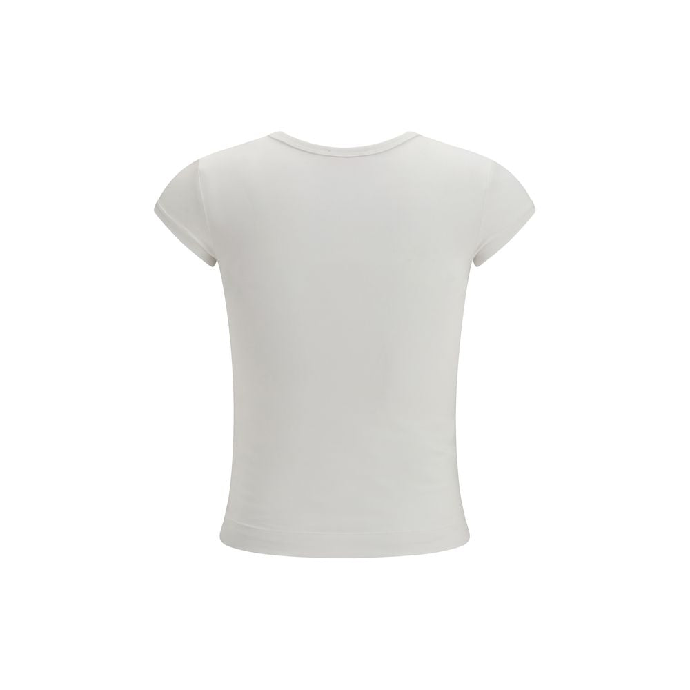 Diesel Weißes Baumwoll-T-Shirt