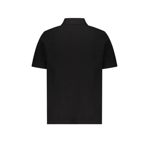 Balmain Schwarzes Baumwoll-Poloshirt