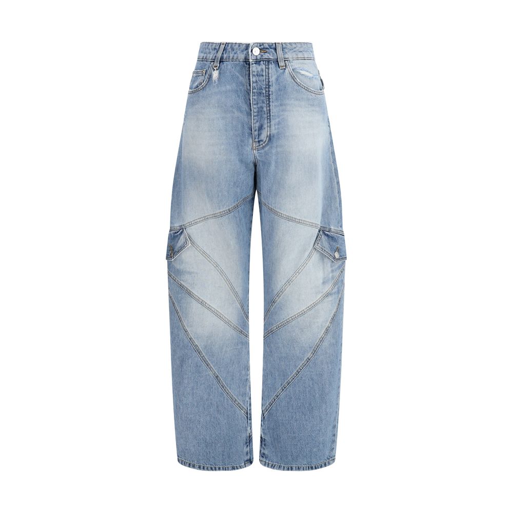 Amiri Blaue Baumwolljeans Denim