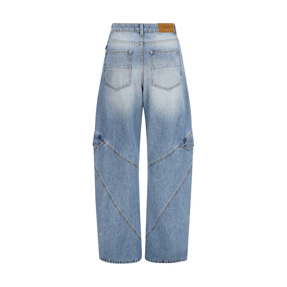 Amiri Blaue Baumwolljeans Denim