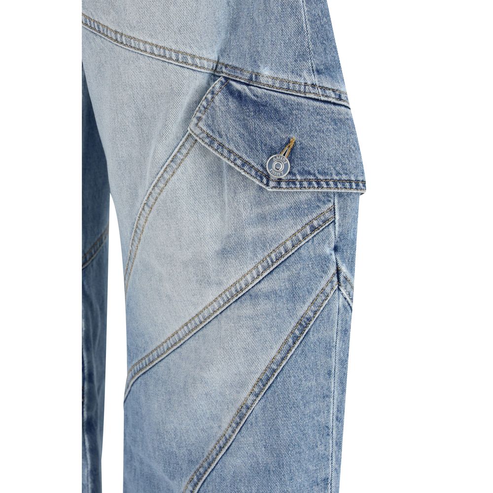 Amiri Blaue Baumwolljeans Denim