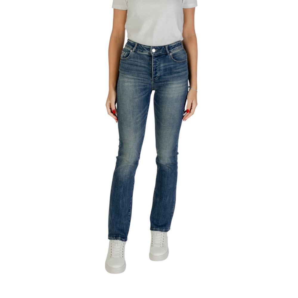 Armani Exchange Blaue Baumwoll-Skinny-Jeans