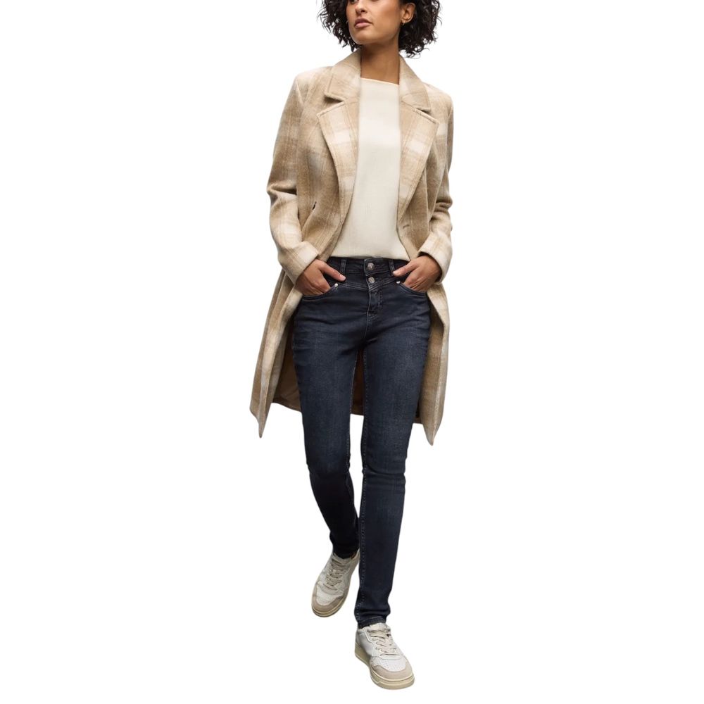 Street One Blaue Baumwoll-Skinny-Jeans