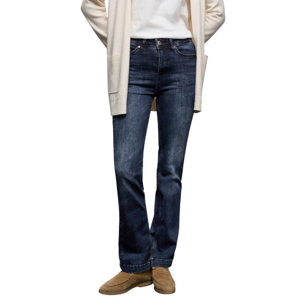 Street One Blaue Baumwoll-Skinny-Jeans