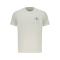 Calvin Klein Weißes Baumwoll-T-Shirt für Herren