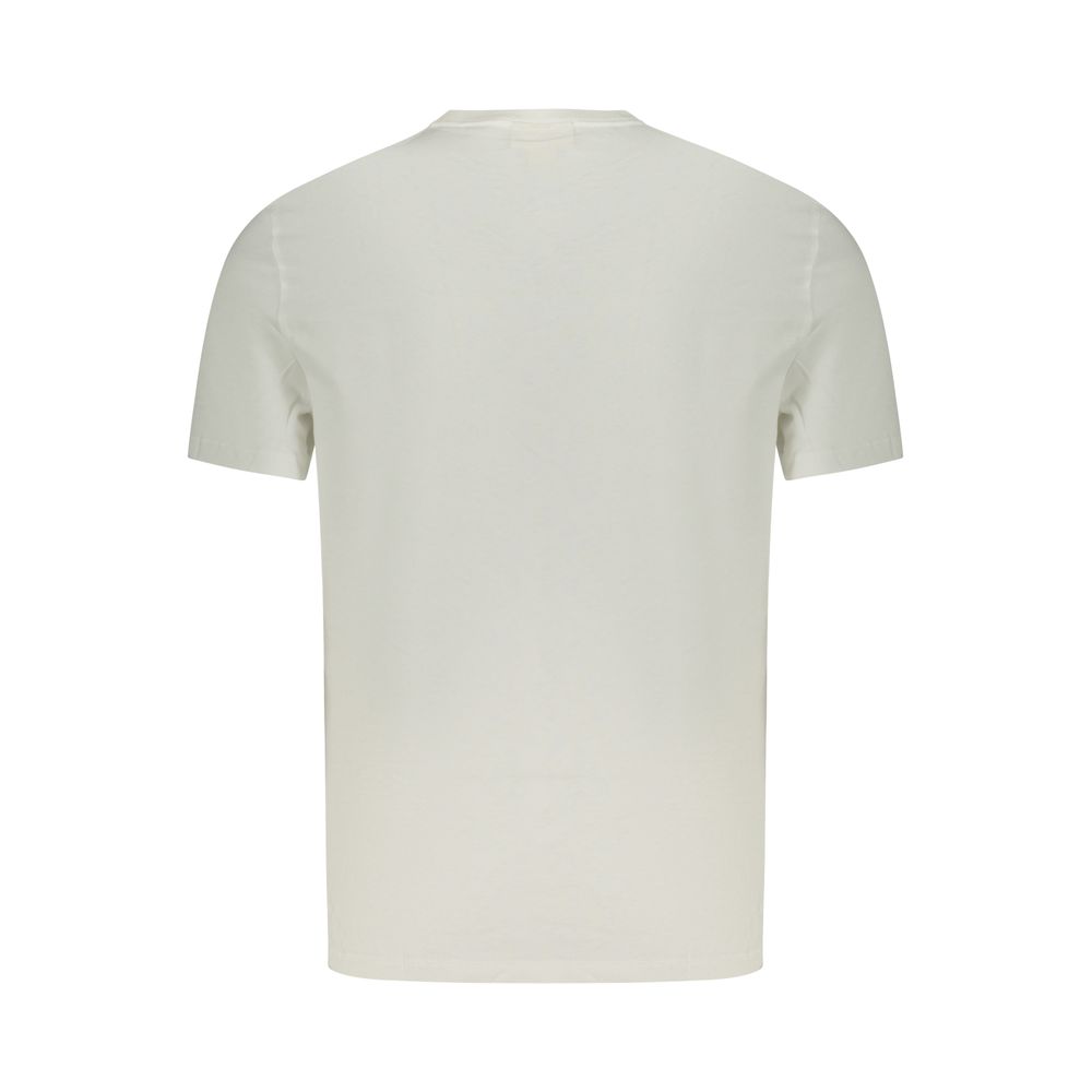 Calvin Klein Weißes Baumwoll-T-Shirt für Herren