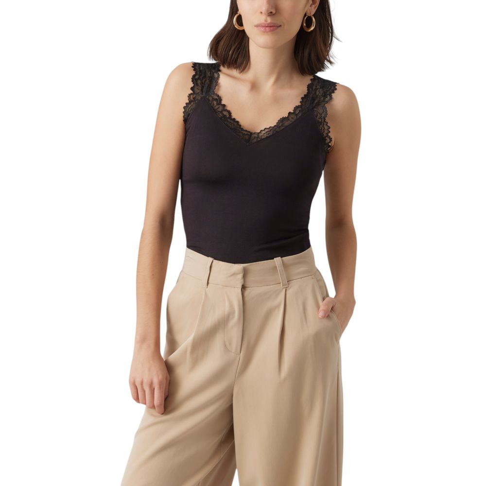 Vero Moda Schwarze Tanktops aus Viskose
